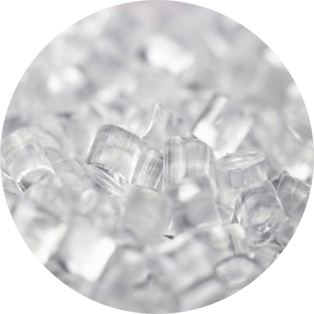 High-transparency and durable Ionomer resin pellets developed by AM Solution for advanced material applications.